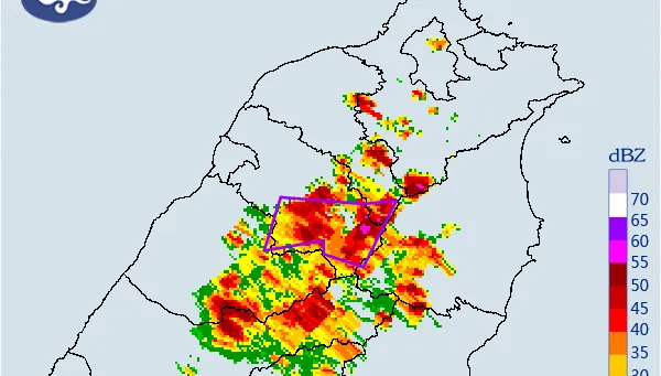快訊/大雷雨狂轟「4縣市」！　最新警戒區域曝