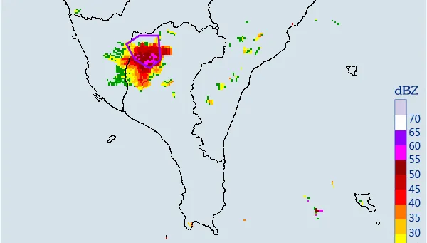 快訊/雨彈轟炸機襲南部！「2地區」急發大雷雨訊息