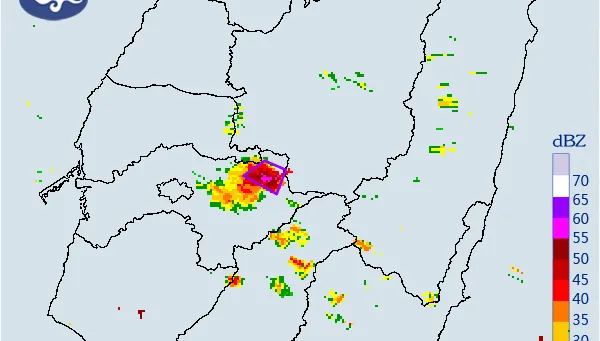 快訊/午後雨彈戰機狂襲！大雷雨轟嘉義縣　最新警戒熱區出爐