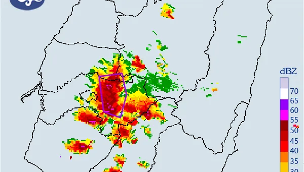 快訊/雨彈狂炸中南部！「2縣市」國家警報大響　降雨時程曝光