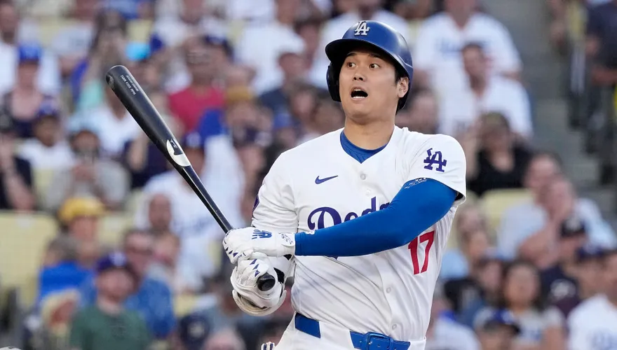 影/連3K後敲二壘打！大谷翔平吐悶氣　道奇滿貫砲逆轉勝