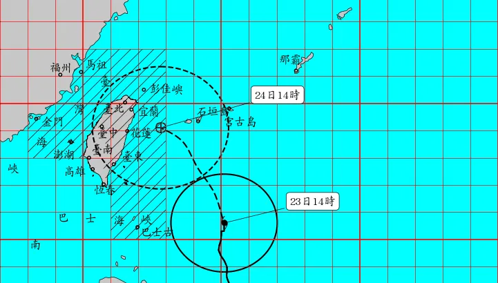 快訊/中颱凱米直撲北台！陸上警報範圍再擴大　「12縣市」列暴雨搖滾區