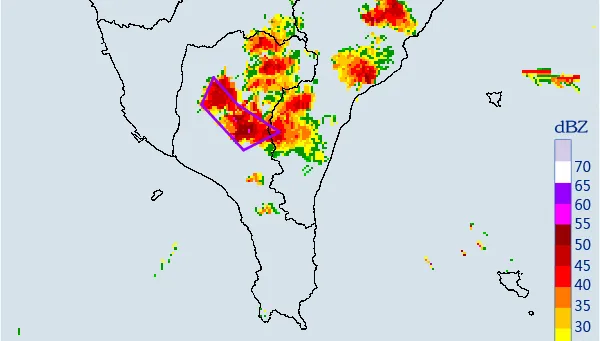 快訊/「核級雨彈」往南擴散！「2地」國家警報大響