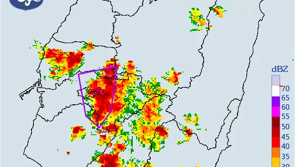 快訊/國家級警報響！4縣市大雷雨開炸　警戒區域曝光