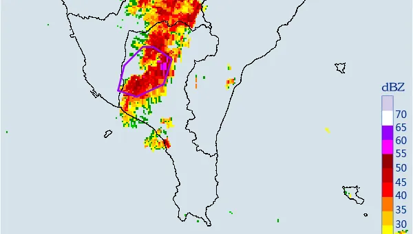 快訊/國家警報大響！「2地區」核級雨彈狂轟炸　最新降雨熱區曝光