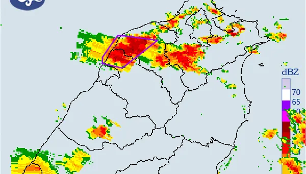 快訊/雨區北移！10縣市提防大雨致災　「3縣市」晚間雨彈開炸
