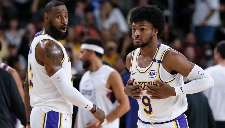 快訊/NBA史上首度父子同台！詹皇、布朗尼熱身賽聯手戰太陽