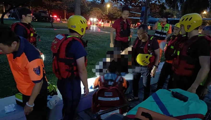 網紅打卡景點出事！台南德陽艦21歲男落海獲救上岸　還活著