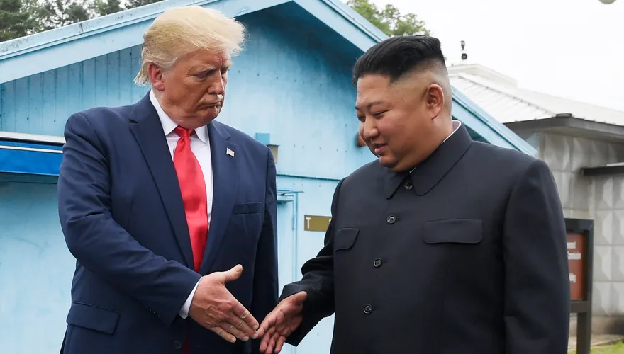 釋善意？川普罕稱北韓「擁核國」　稱「金正恩會歡迎我回來」