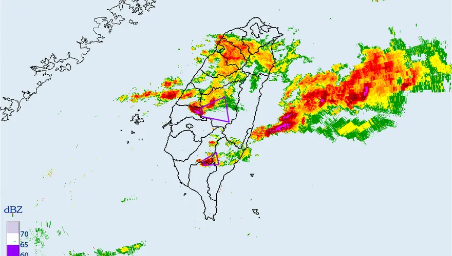 中南部迎戰大雷雨！雨區再擴大　注意9級以上強風、冰雹