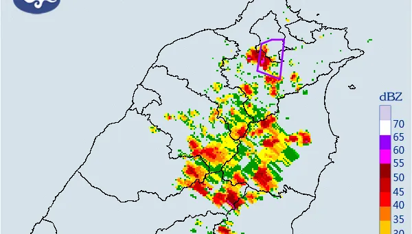 台北多區大雷雨警報　文山區時雨量恐達20毫米