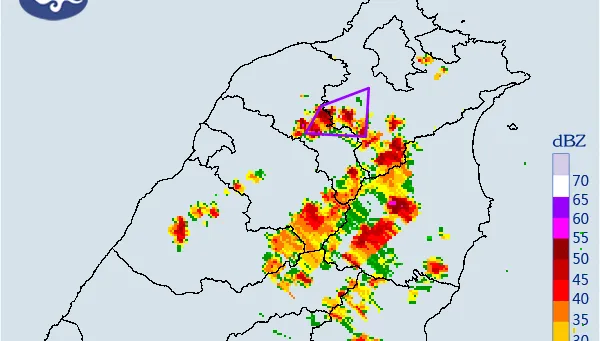國家警報響！雷雨續轟北桃宜　大豹溪、霞雲溪防暴漲