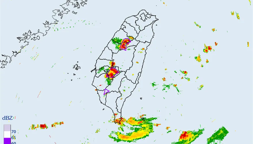 外出小心！3縣市陸上強風特報　大雷雨北移狂轟4地