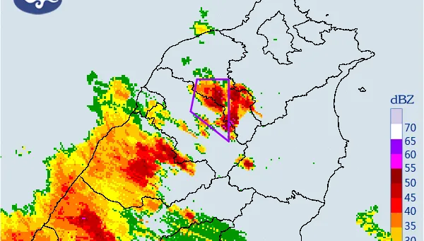 國家級警報響！大雷雨游擊桃竹　新竹油羅溪留意暴漲