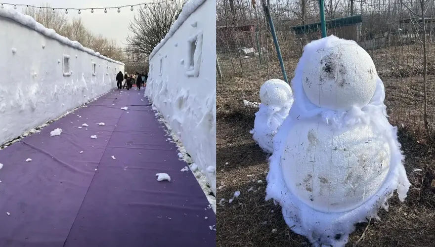 開幕即翻車！陸夢幻雪鄉「棉花充當雪」　遊客灌負評官方令停業