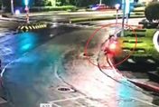 北市情侶騎車雙載自摔撞斷路燈　2人噴飛1死1傷