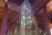 日本商場設發光聖誕樹「不用一分電」　夢幻燈影亮出環保之光