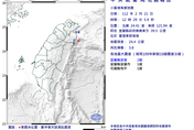 快訊/剛剛有地震！宜蘭外海「7mins連兩搖」　最大震度3級
