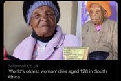 南非128歲奶奶熬過世界大戰、全球流感卻因中風而死　曾嘆「身邊人都快死光」