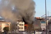影/土耳其伊斯坦堡飯店大火　烈焰吞沒建築物釀2死2傷