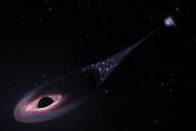 影/首次發現黑洞「狂奔」！運動過程誕生新恆星