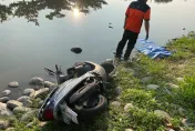 台南公園驚見浮屍！女騎士衝入河道　「腳上頭下」溺水喪命