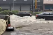 快訊/杜蘇芮還沒來雨彈就狂炸！南投淹大水「馬路變黃泥河」