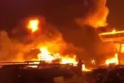 快訊/影/俄羅斯加油站大爆炸烈焰衝天　至少25死數十人受傷