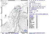 快訊/地牛突翻身！宜蘭外海發生「規模4.5地震」　最大震度宜蘭、新竹2級