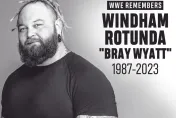前WWE冠軍驚傳猝逝享年36歲　巨石強森發文哀悼「我心都碎了」