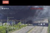 快訊/影/南韓回收廠大火釀1死　黑煙籠罩天空高速公路雙向交通中斷