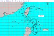 快訊/中颱「蘇拉」來了！氣象局發布海上颱風警報