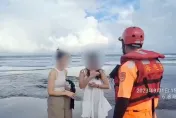 海葵颱風/宜蘭冒險觀浪不怕死　海巡署海邊趕人