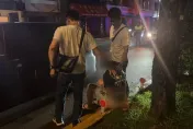 影/台中深夜槍響！虛擬幣交易惡徒撞警車　警開槍逮2嫌