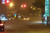 快訊/宜蘭晚間爆雨狂炸水淹輪胎高！濱海公路160K暫時封閉