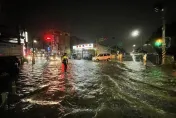 豪雨狂炸夜襲台南市區！多路段淹水 抽水站緊急啟動
