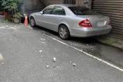 新北新莊公寓下水泥塊雨　賓士車遭砸損幸無人傷