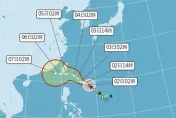 小犬颱風升級中颱！最新各國路徑曝　全台降雨熱區出爐