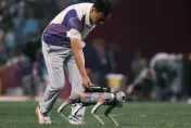 影/杭州亞運/世界首次！機器狗變身鐵餅「搬運工」　網友笑：賽場上它最忙