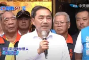 影/陪張斯綱拜廟拉票　侯友宜喊總統當選還不夠：國會一定要過半