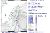 快訊/國家警報狂響！臺東地區規模4.8有感地震　最大震度4級