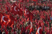 影/以巴開戰/以色列宣佈啟動「第二階段」戰爭　土耳其數十萬人上街頭聲援巴勒斯坦