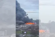 影/英利物浦4層樓建築大火數百人疏散　濃煙覆蓋一半天際線
