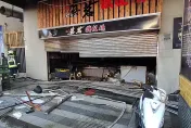 快訊/大年初六「碰」一聲！台中驚見鐵板燒店遭祝融　疑似還氣爆
