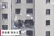 影/遼寧高樓住宅傳瓦斯氣爆！外牆「炸出巨洞」　玻璃噴飛濃煙竄天際