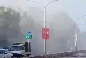 快訊/台南環球水泥「濃煙大噴發」！竟是管線爆裂　網：霹靂星球爆炸了
