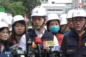 蔣萬安再視察慶城街塌陷現場　預計中午12點完成回填作業