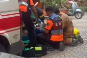 台南40歲男打牆突昏厥！身體不適從1米高墜落　搶救中