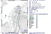 快訊/雙北搖晃！東部海域21:36規模4.5有感地震　最大震度宜蘭花蓮3級