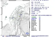 快訊/花蓮壽豐鄉爆規模4.4地震　最大震度4級